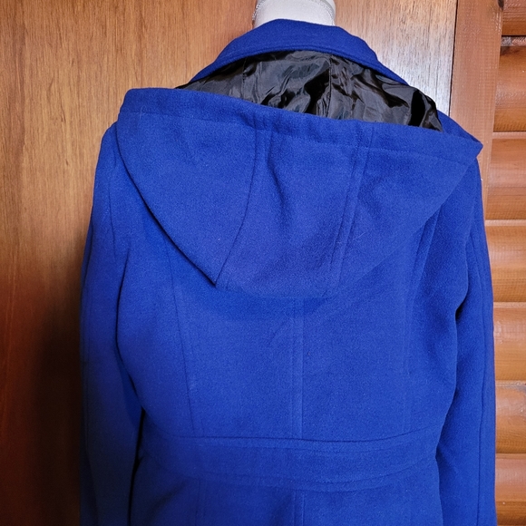 Metaphor Women's Coat with Removable Hood Blue Size L - Picture 6 of 12